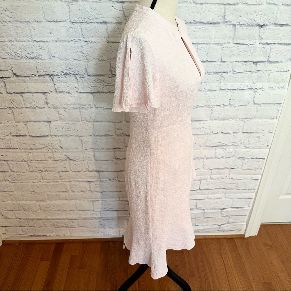 Nanette Lepore Flutter Sleeve Textured Dress - image 4